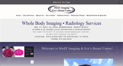 Desktop Screenshot of evesbreastcenter.com